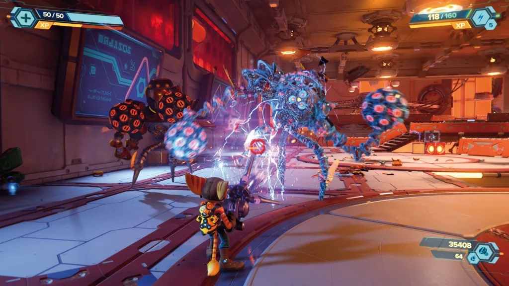 ratchet & clank dans une phase de combat